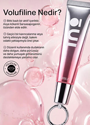 INO Beauty Bubble  Volufiline & Saf Deniz Kolajeni & Peptit Kompleksi Anahtarlıklı Nemlendirici Lip Balm 15 ml - 5