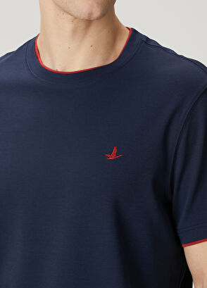 Beymen Club Relax Fit Navy Blue T-Shirt - 6