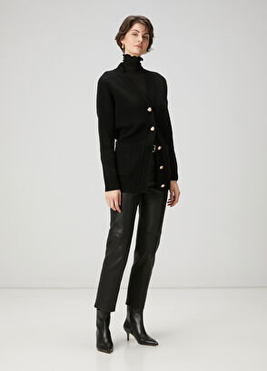 Beymen Club Black Wool Cardigan - 3