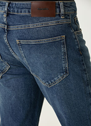 Beymen Club Slim Fit Koyu Mavi Klasik Jean Pantolon - 5