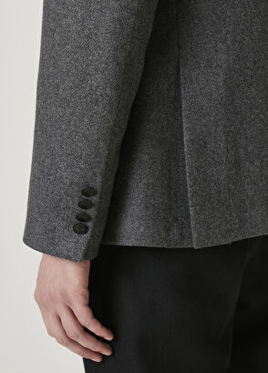 Beymen Club Antrasit Melanj Yün Kaşe Blazer - 7