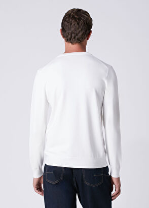 Beymen Club Off-White Basic Sweater - 6