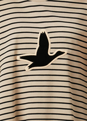 Beymen Club Beige Striped Sweatshirt - 6