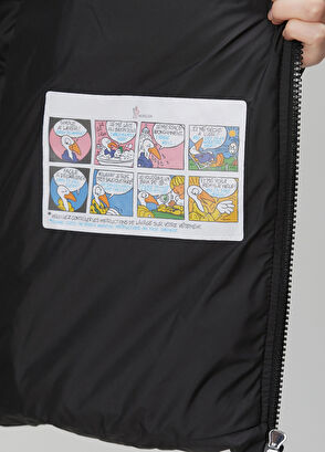 Mauzun Siyah Puffer Mont - Görsel 8