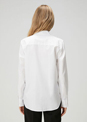 Beymen Club Kırık Beyaz Klasik Oxford Gömlek - 5