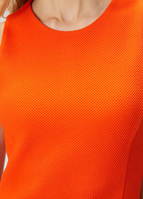 Beymen Club Slim Fit Coral Mini Jersey Dress - 7