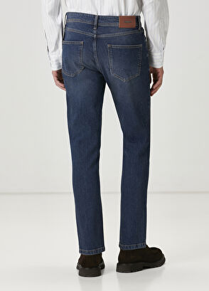 Beymen Club Mavi Yıkamalı Slim Fit Jean Pantolon - 3