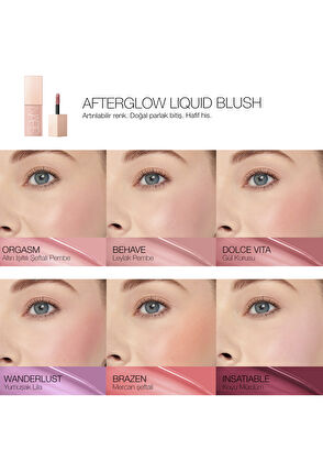 Nars Afterglow Liquid Blush Behave - 4