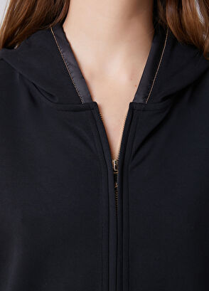 Beymen Club Black Modal Hoodie - 8