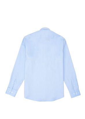 Beymen Club Comfort Fit Mavi Armürlü Non-iron Gömlek - 6