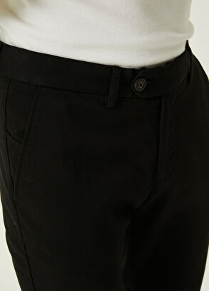 Beymen Club Slim Fit Black Panama Chino Pants - 4