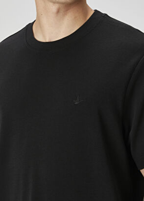 Beymen Club Relax Fit Black Basic T-Shirt - 6