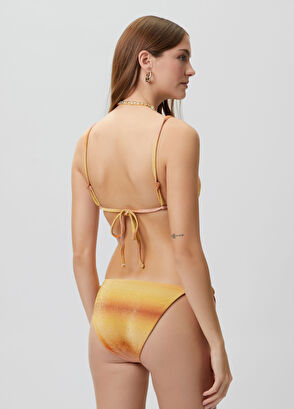 Beymen Club Multicolored gradient lurex bikini top - 6