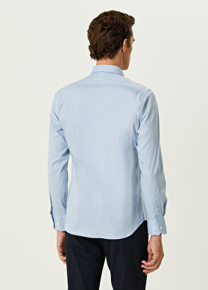 Beymen Club Slim Fit Blue Shirt - 5