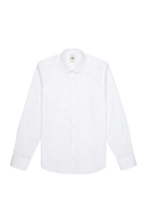 Beymen Club Slim Fit White Non-Iron Poplin Shirt - 8