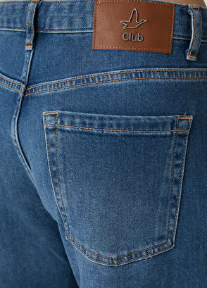 Beymen Club Mavi Wide Leg Jean Pantolon - 6