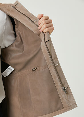 Beymen Club Bej Safari Süet Ceket - 8