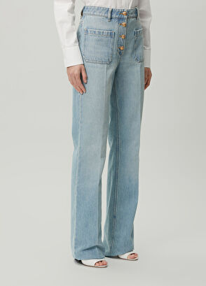 Valentino Mavi Jean Pantolon - 3