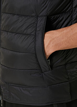 Beymen Club Essential Siyah Kapüşonlu İnce Dolgulu Yelek - 8