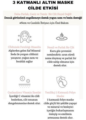 Dermal Rose Gold Glitter Foil Eye Mask 3 Katmanlı Rose Altın Folyo Göz Maskesi 3'lü Set 4 gr - 4