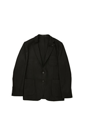 Beymen Club Drop 6 Siyah Kaşe Yün Blazer - 10