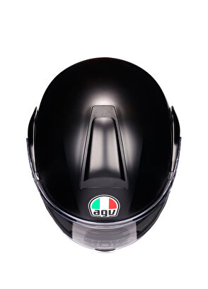 Agv Streetmodular Mono Matt Black Çene Açılır Motosiklet Kaskı - 6