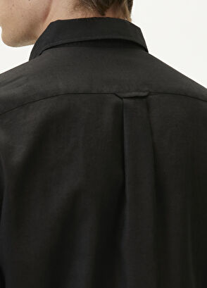 Beymen Club Comfort Fit Black Linen Shirt - 7