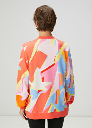 Beymen Club Çok Renkli Kuş Desenli Sweatshirt - 5