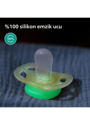 Philips Avent Ultra Start 0-2 Ay Silikon 2'li Gece Emziği - 6