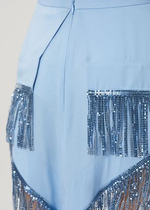Rabanne Jupe Blue Mini Evening Skirt - 6