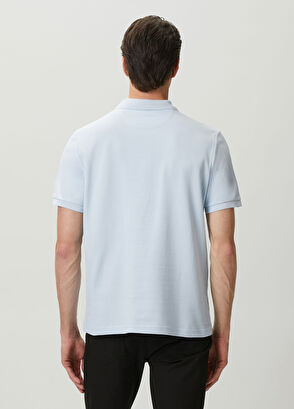 Beymen Club Light Blue Polo Zippered T-Shirt - 4