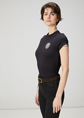 Beymen Club Navy Blue Crystal T-Shirt - 6