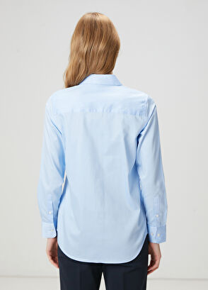 Beymen Club Blue Basic Poplin Shirt - 6
