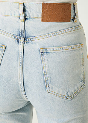 Beymen Club Açık Mavi Slim Mom Jean Pantolon - 4