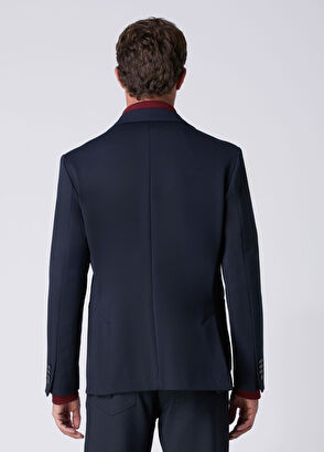 Beymen Club Lacivert Örme Blazer - 5