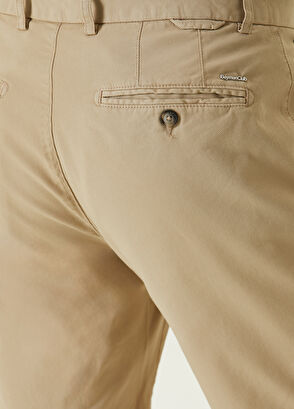 Beymen Club Slim Fit Bej Twill Şort - 5