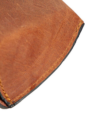Bloominbag Capri Saddle Brown Kahverengi Deri Unisex Gözlük Kılıfı - 5