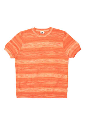 Beymen Club Turuncu İri Örgü Dokulu Kısa Kollu Kazak - 6