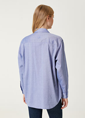 Beymen Club Koyu Mavi Cepli Gömlek - 5