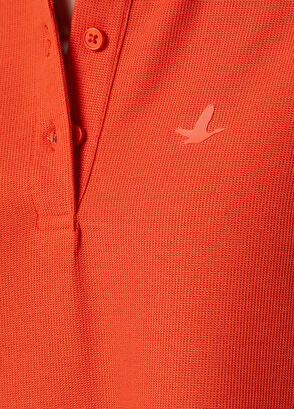 Beymen Club Mercan Polo Yaka Mini Jersey Elbise - 5