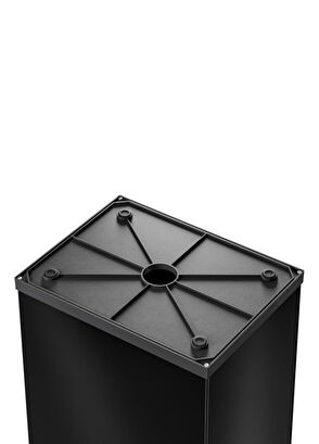 Hailo Siyah Çelik Çöp Kovası 52 Lt - 4