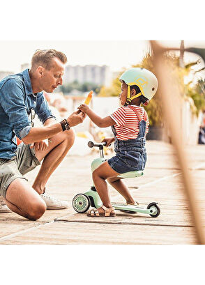 Scoot And Ride Highwaykick 1 2'si 1 Arada Oturaklı 3 Tekerlekli 1-5 Yaş Çocuk Scooter - 4
