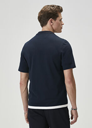 Beymen Club Navy Blue Stripe Detailed Jersey Shirt - 5