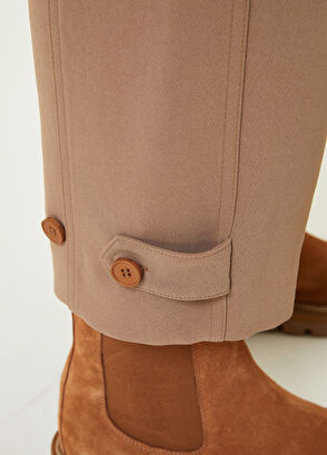 Beymen Club Camel Pileli Dökümlü Twill Pantolon - 6