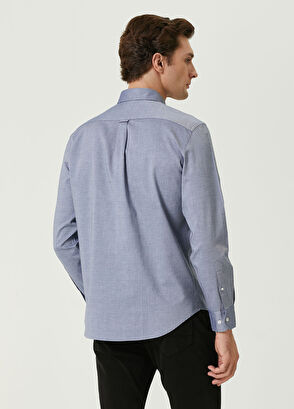 Beymen Club Comfort Fit Indigo Oxford Gömlek - 5