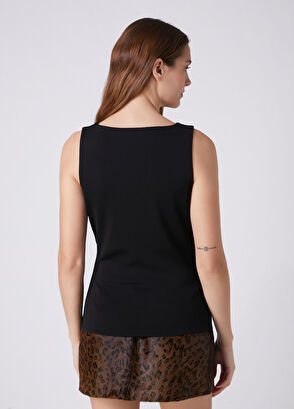 Beymen Club Black Sweetheart Neckline Knitwear Tank Top - 5