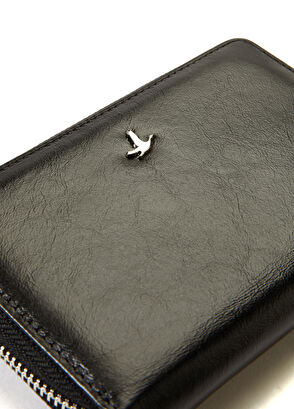 Beymen Club Black Women's Leather Card Holder - 6