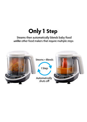 Baby Brezza Food Maker Deluxe Buharlı Pişirici Blender - 5