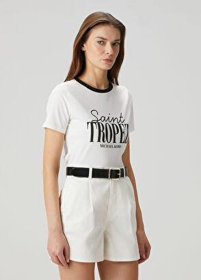 Michael Michael Kors St Tropez Beyaz T-shirt - 3