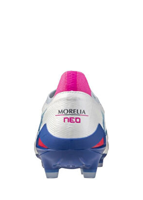 Mizuno Morelia Neo 4 Beta Elite Beyaz Mavi Erkek Krampon - 5
